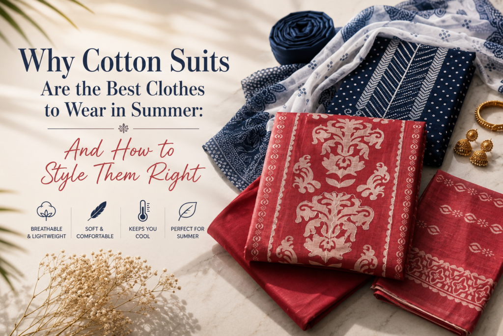 What makes cotton suits the best for summer - blong banner